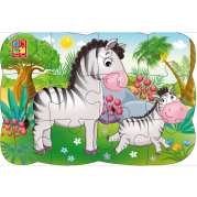 Пазли на магніті А5 Зебрики